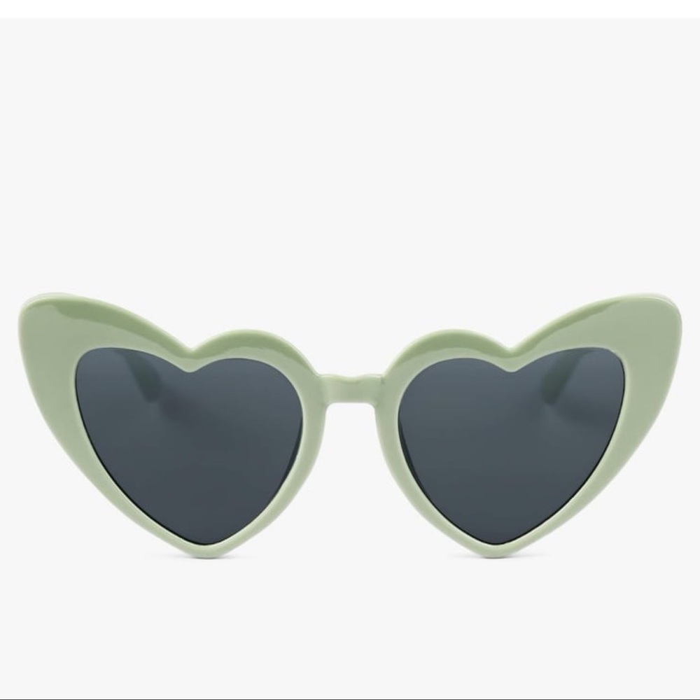 Green Heart Sunglasses